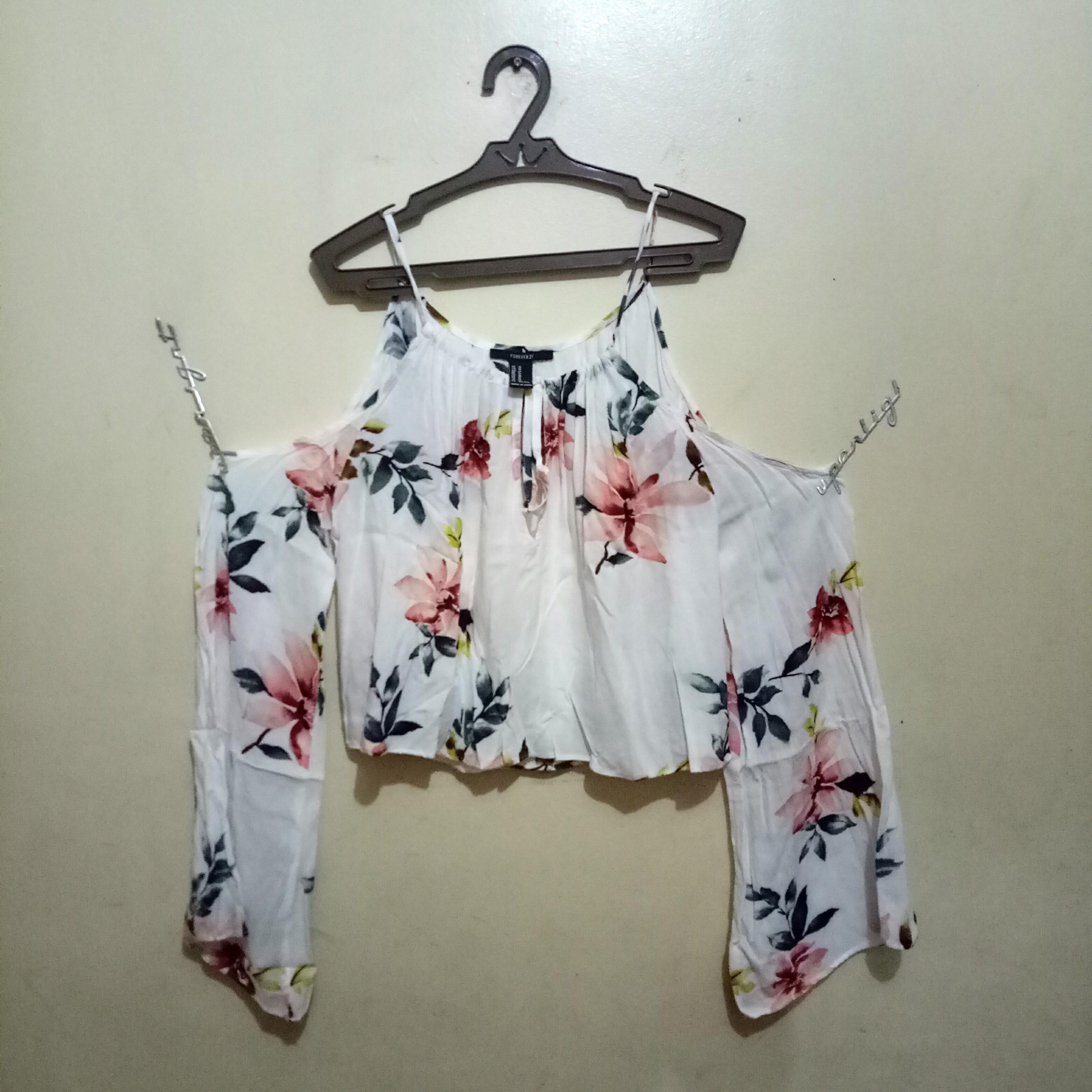 cold shoulder tops forever 21