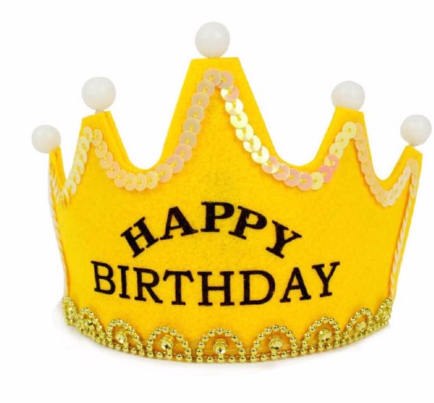 Happy Birthday Crown, Hobbies & Toys, Stationary & Craft, Occasions