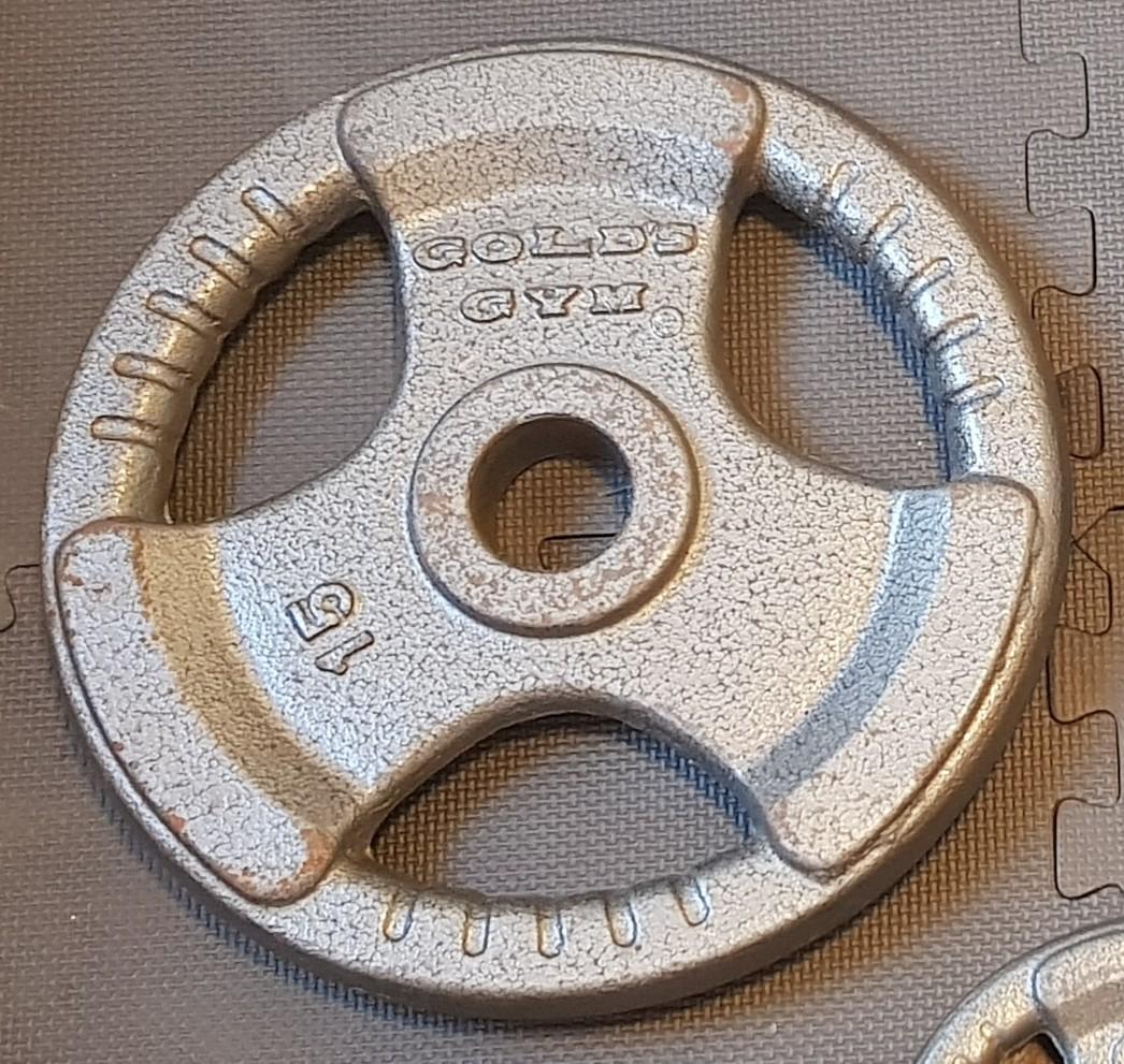 Gold's gym cast iron weights cheap
