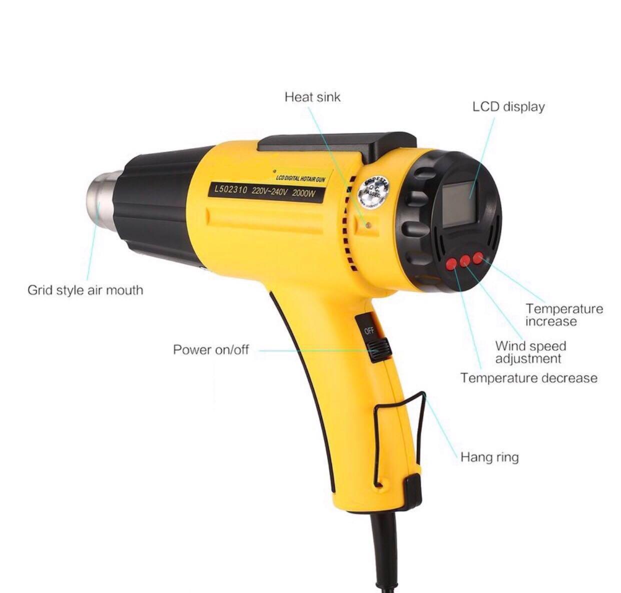 hot air gun heat gun blower shrink wrap