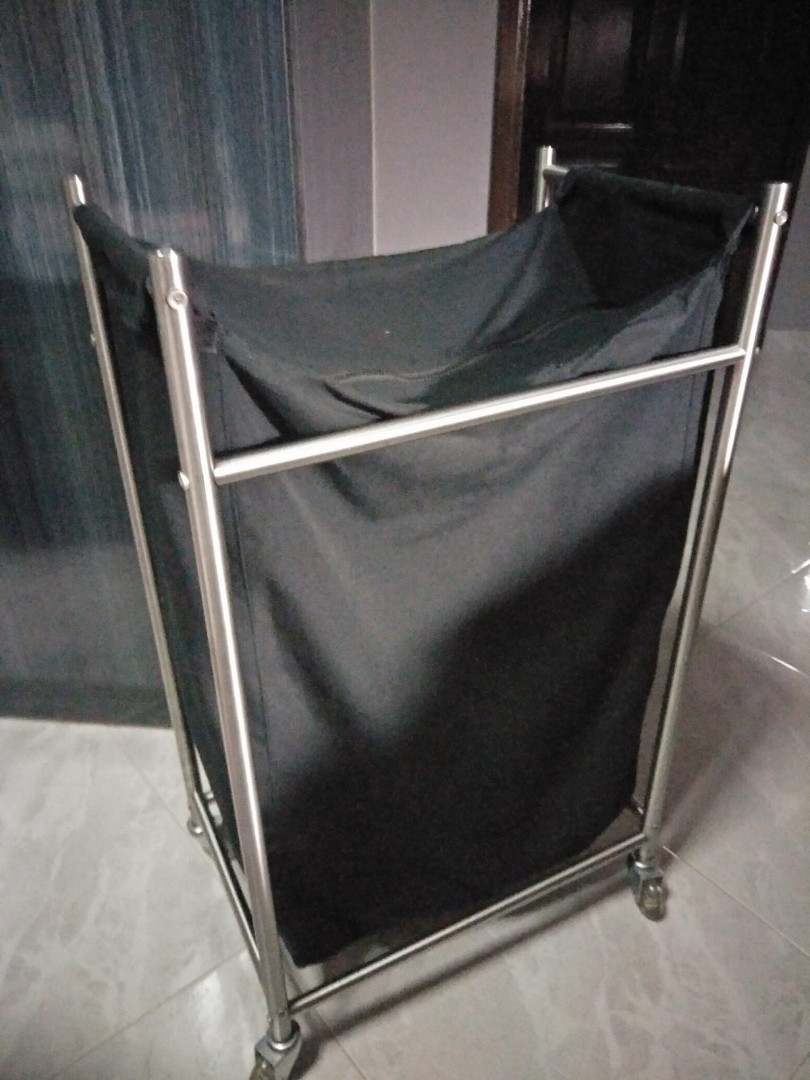 Ikea Laundry Basket With Wheels Everything Else On Carousell