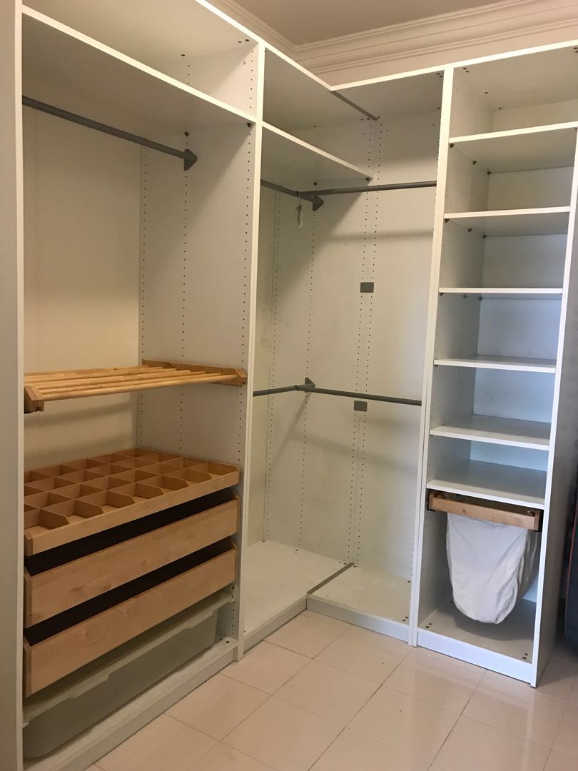 Ikea l shop shaped wardrobe