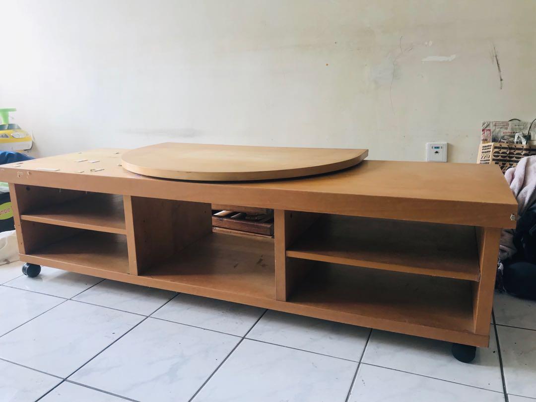 Pre Loved Ikea Wooden Tv Table Free Ikea Tv Stand Rotator Home