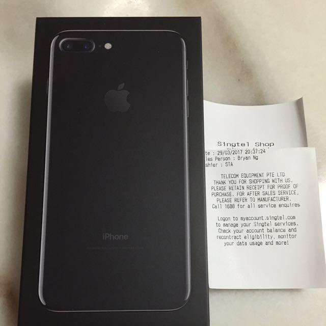 Iphone 7 Plus 128gb Jet Black By Apple Mobile Phones Tablets Iphone Iphone 7 Series On Carousell
