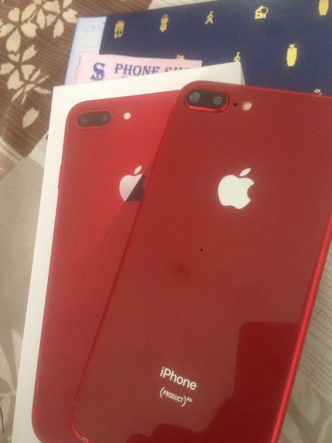 Iphone 8 Plus Red Hdc Preloved Pemakaian 1bln Telepon Seluler