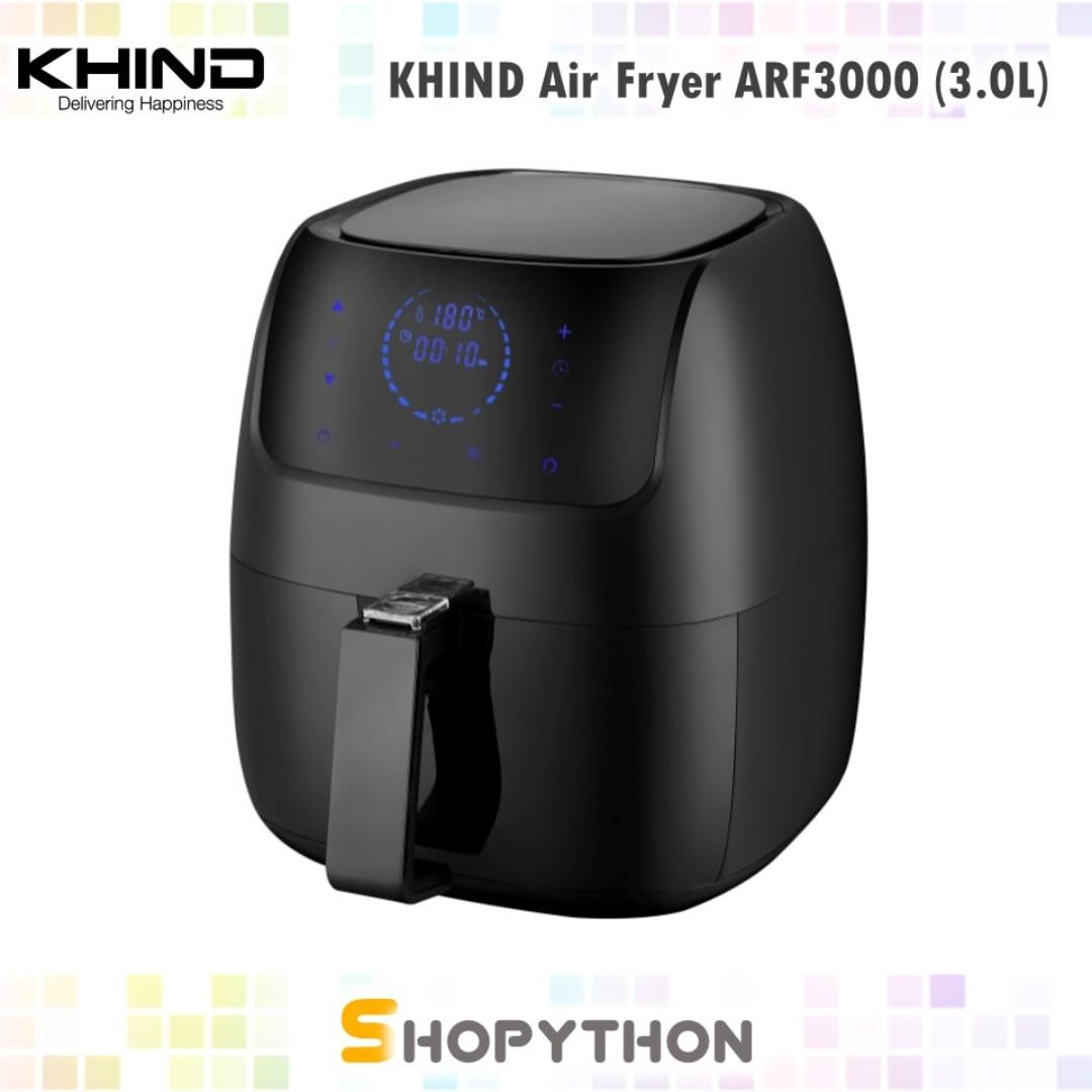 Khind Air Fryer Arf3000 3l Digital Display Touch Sensor Control Free Gift Kitchen Appliances On Carousell
