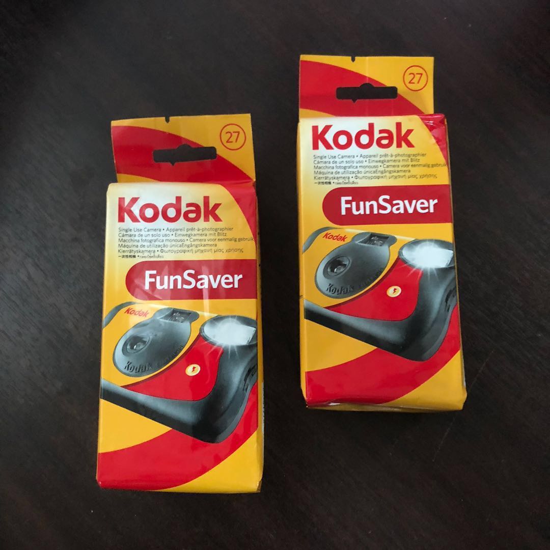 Kodak FunSaver Disposable Film Camera, Photography, Cameras on Carousell