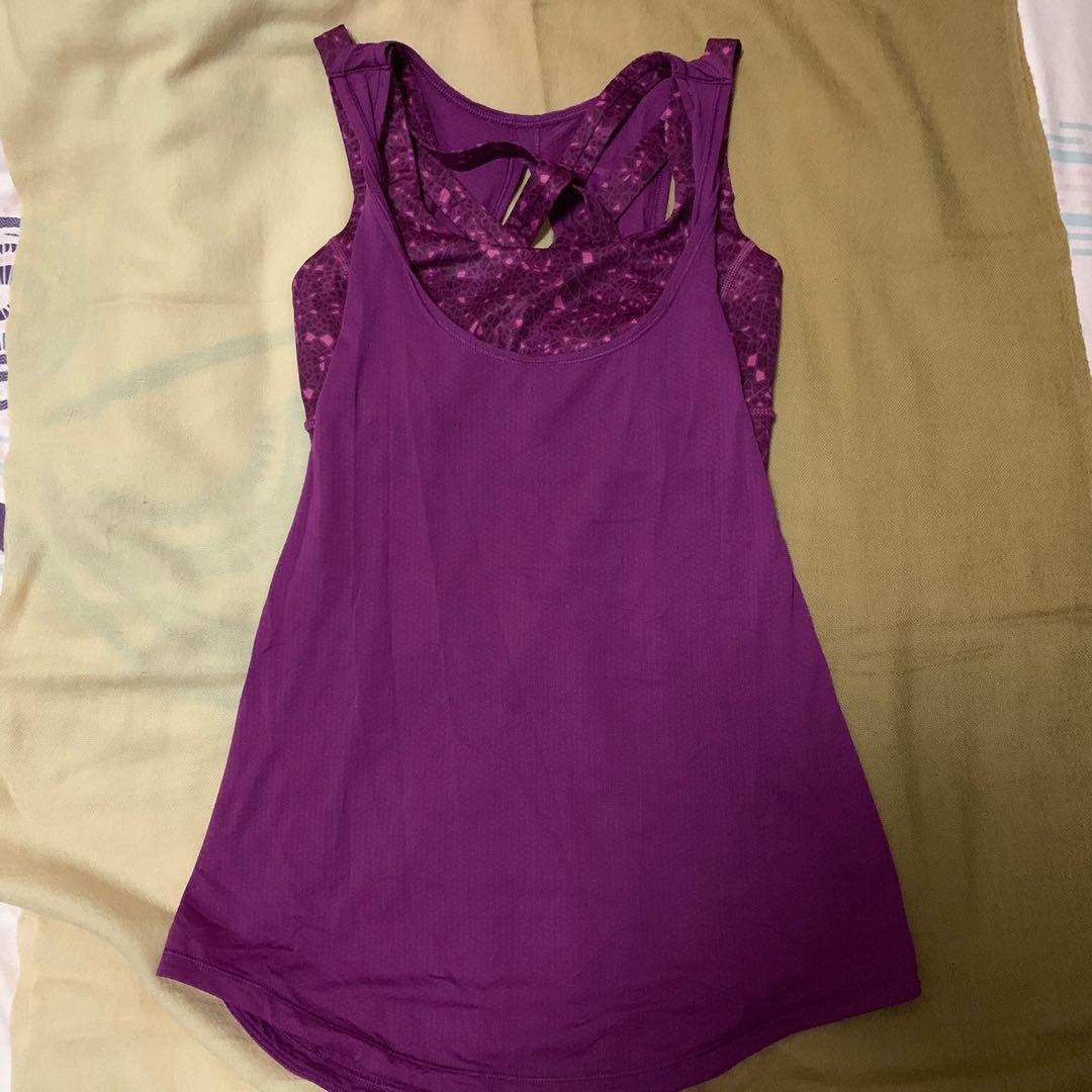 Lululemon tank top with built in bra, Women's Fashion, Activewear on  Carousell