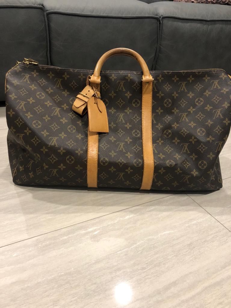 LOUIS VUITTON KEEPALL 60 Dust bag, Luxury, Bags & Wallets on Carousell