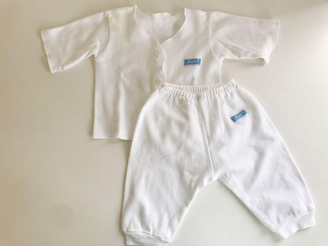 momjualan #jualanibu baju bayi jingle putih polos setelan ...