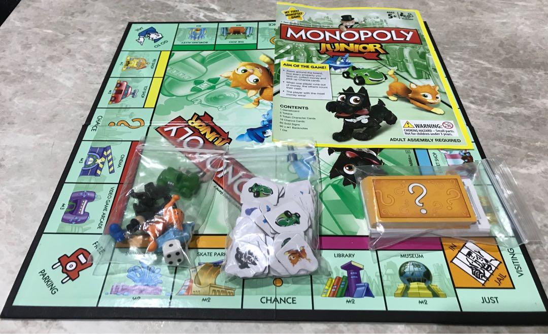 Monopoly Junior, Hobbies &amp; Toys, Toys &amp; Games on Carousell