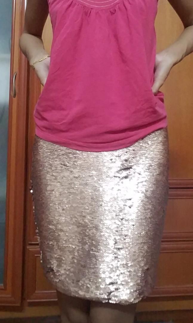 Gold skirt 2025 miss selfridge