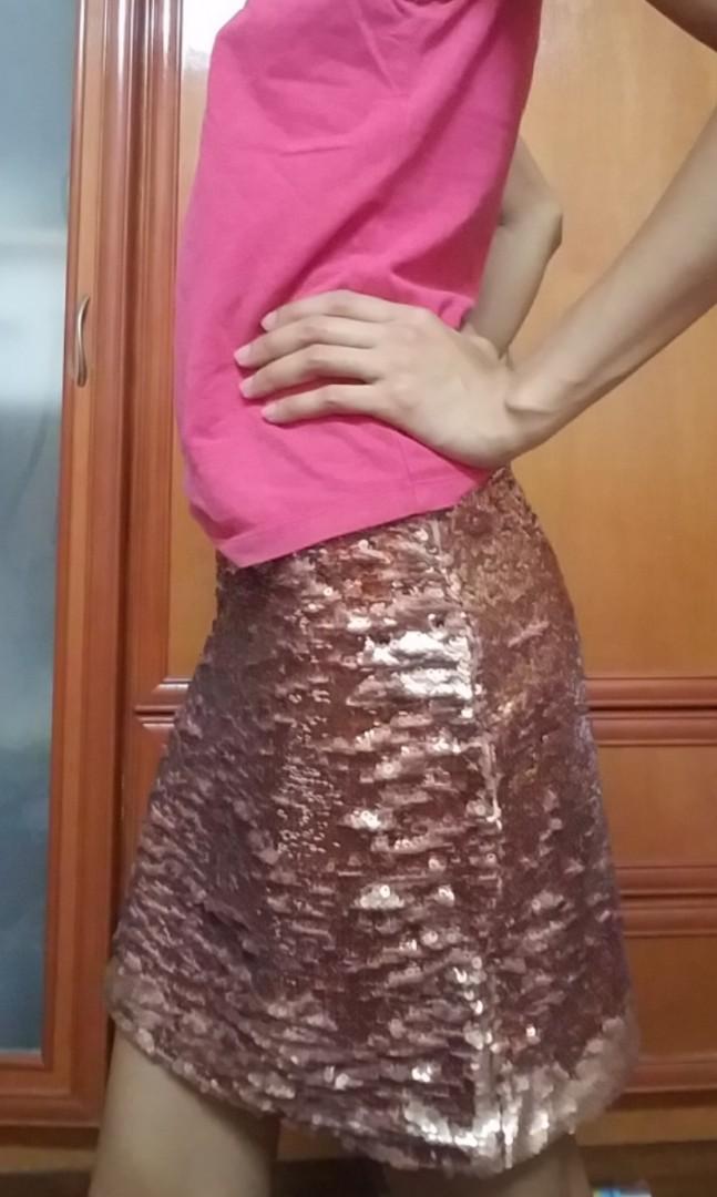 Gold skirt clearance miss selfridge