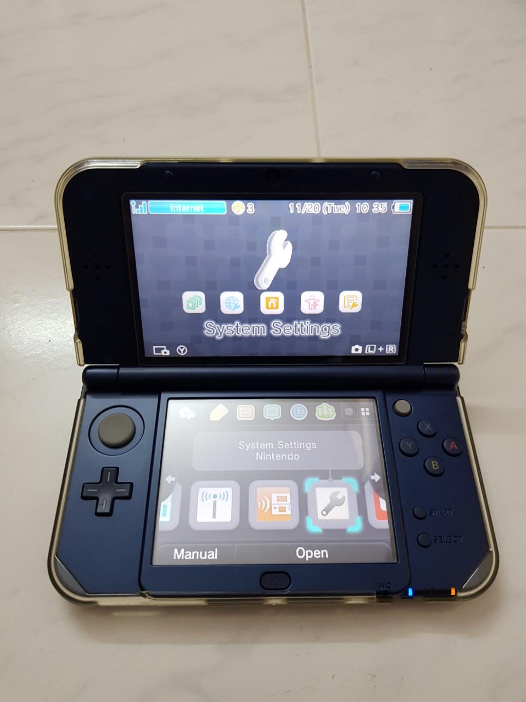 New 3ds XL (Metallic Blue), Video Gaming, Video Game Consoles, Nintendo