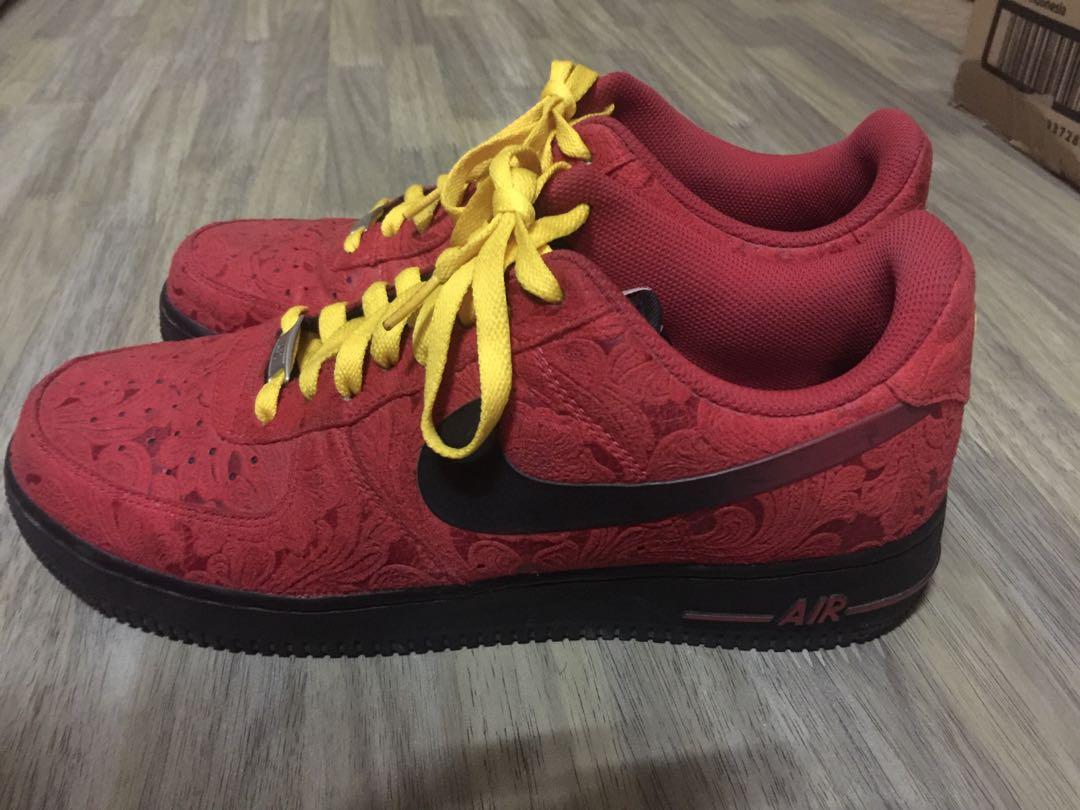 Air force on sale 1 red paisley