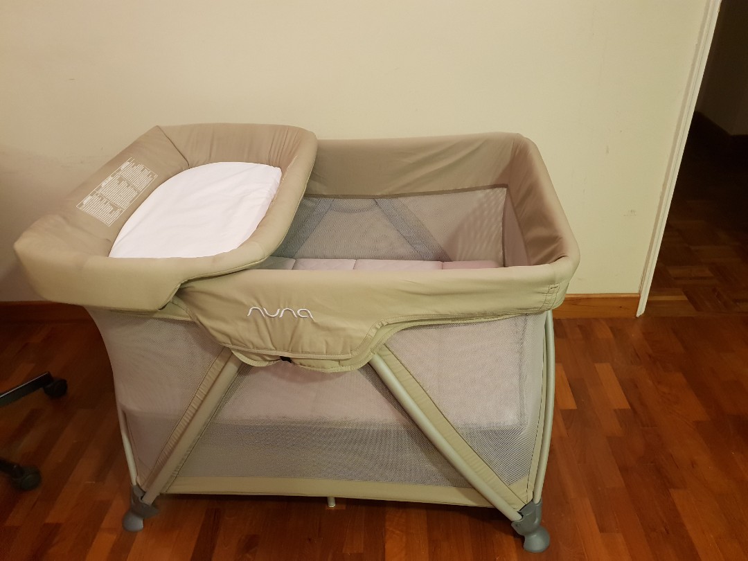 Nuna sena travel cot, Babies & Kids, Cots & Cribs on Carousell