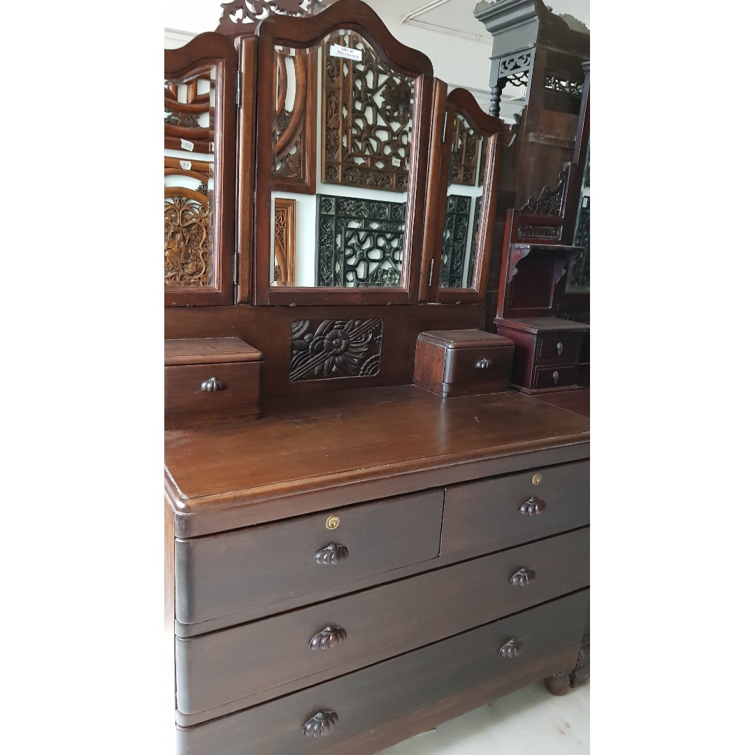 Oriental Carved Dressing Table D Dt 04 Furniture Tables