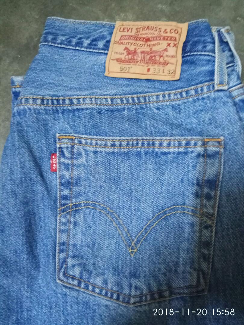 Levis 501 deals w33 l32