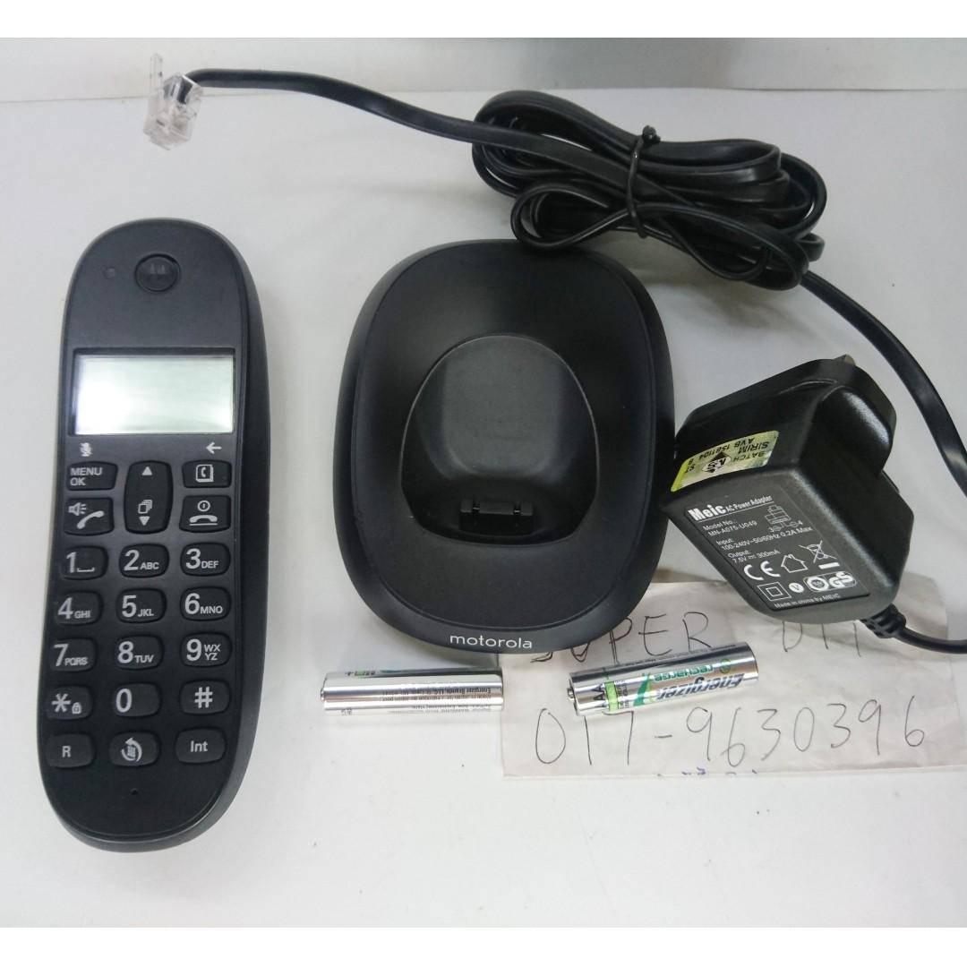 Original MOTOROLA C1001LA Cordless digital Phone, Health & Nutrition
