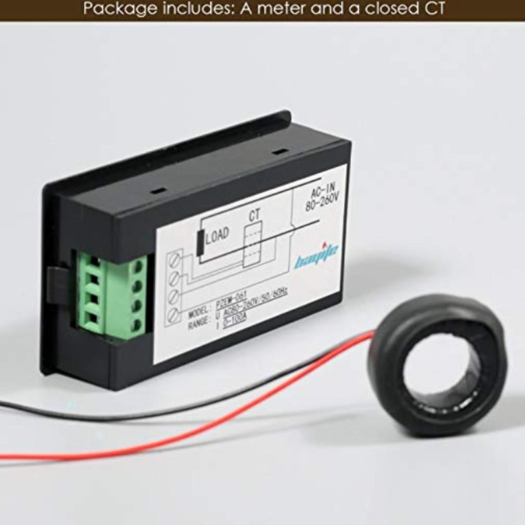 P10 bayite AC 80-260V 100A BAYITE-PZEM-061 LCD Display Digital Current ...