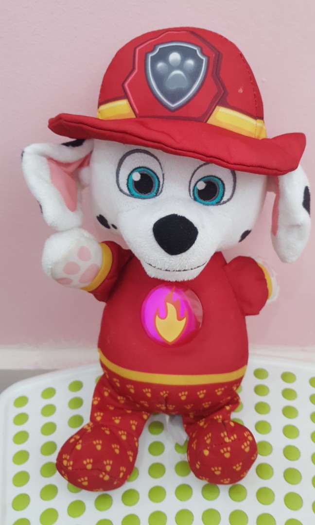 paw patrol marshall snuggle up