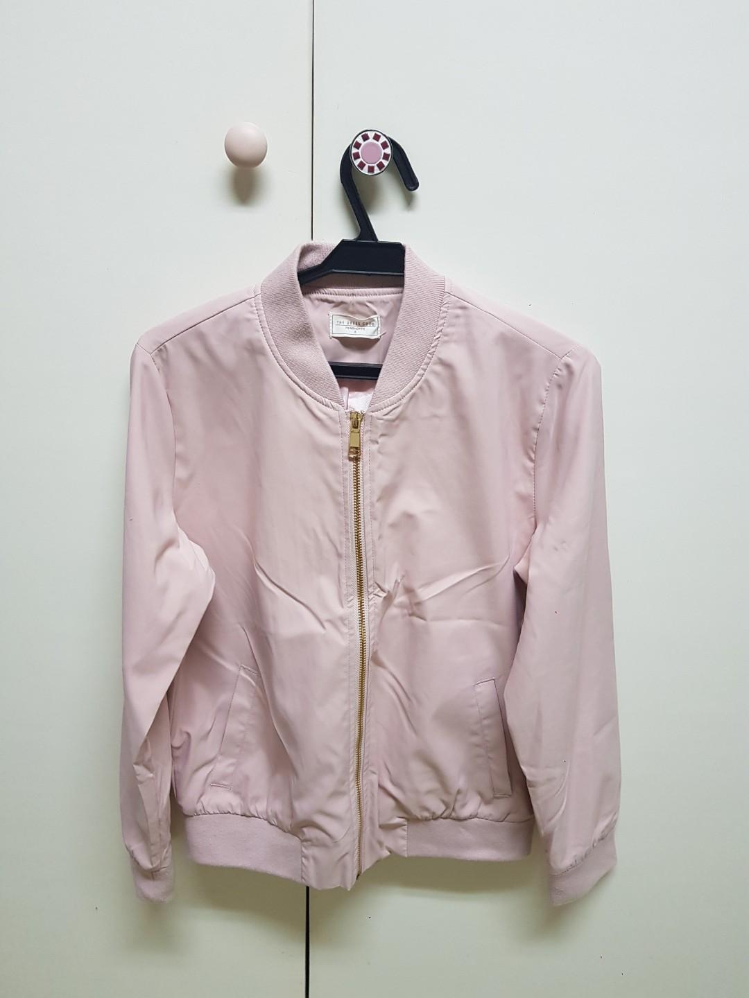 Penshoppe bomber shop jacket pink