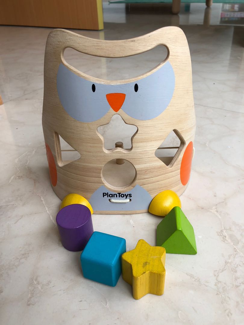 plan toys owl sorter