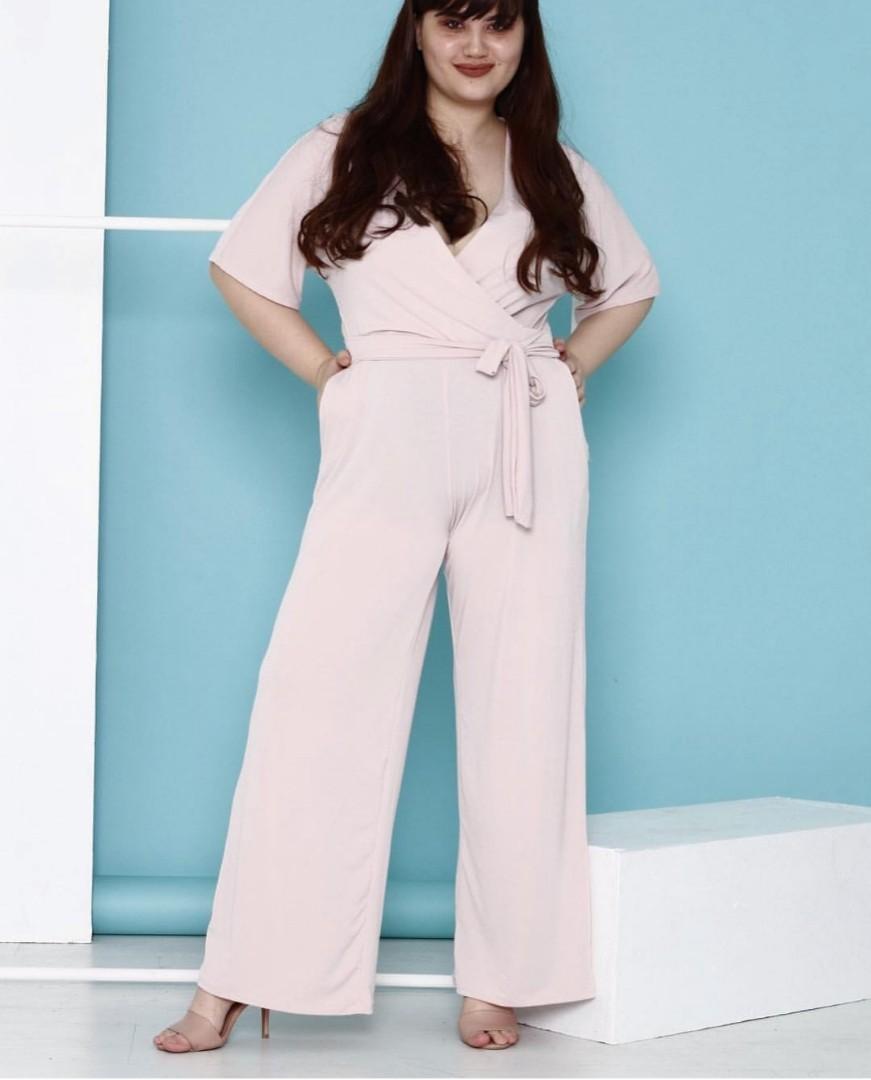 french connection lea polka dot mesh jumpsuit