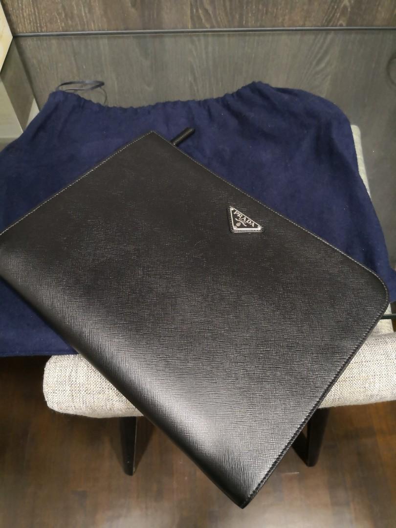prada mens clutch bag