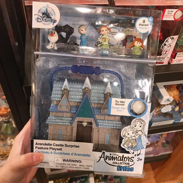 arendelle castle surprise feature playset