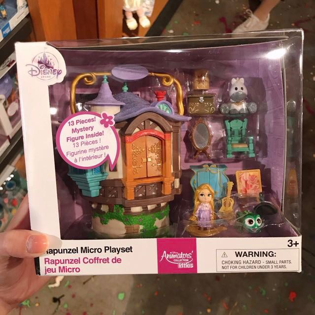 disney rapunzel micro playset