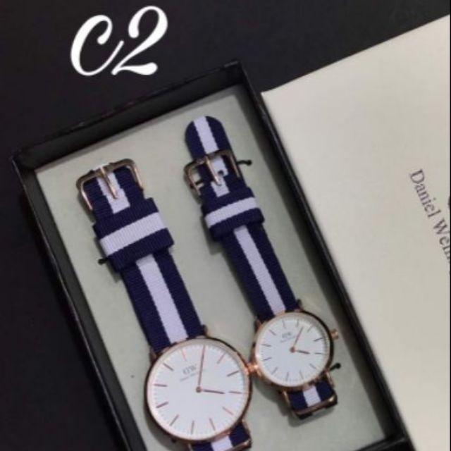 READY STOCK Couple Daniel Wellington DW Watch Classic OEM Canterbury jam tangan set