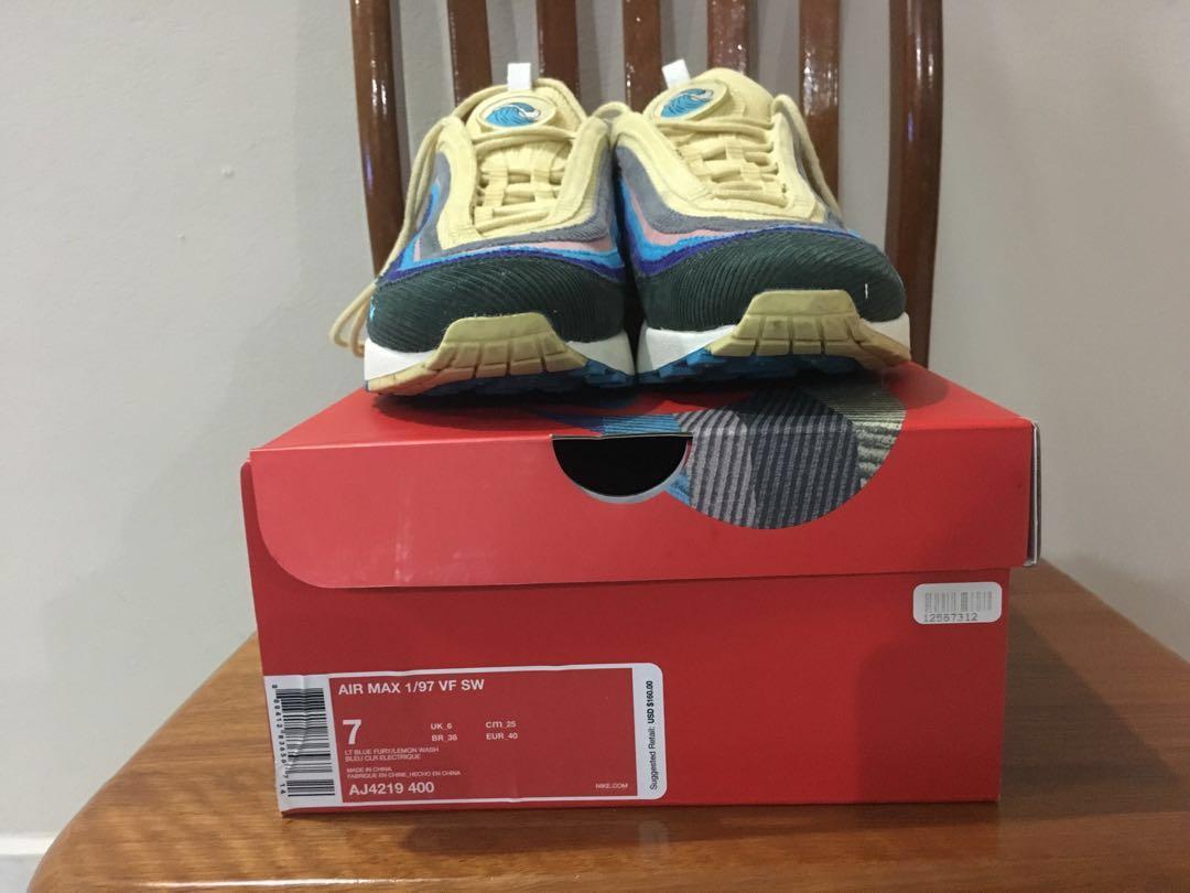 Sean Wotherspoon AirMax 971 US7, Men's Fashion, Footwear Sean Wotherspoon AirMax 971 US7, Men's Fashion, Footwear