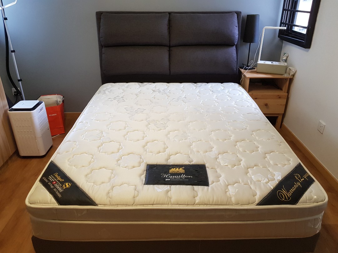 second hand single bed mattress and base