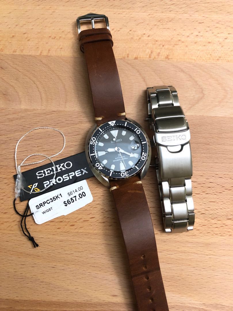 seiko baby turtle bracelet