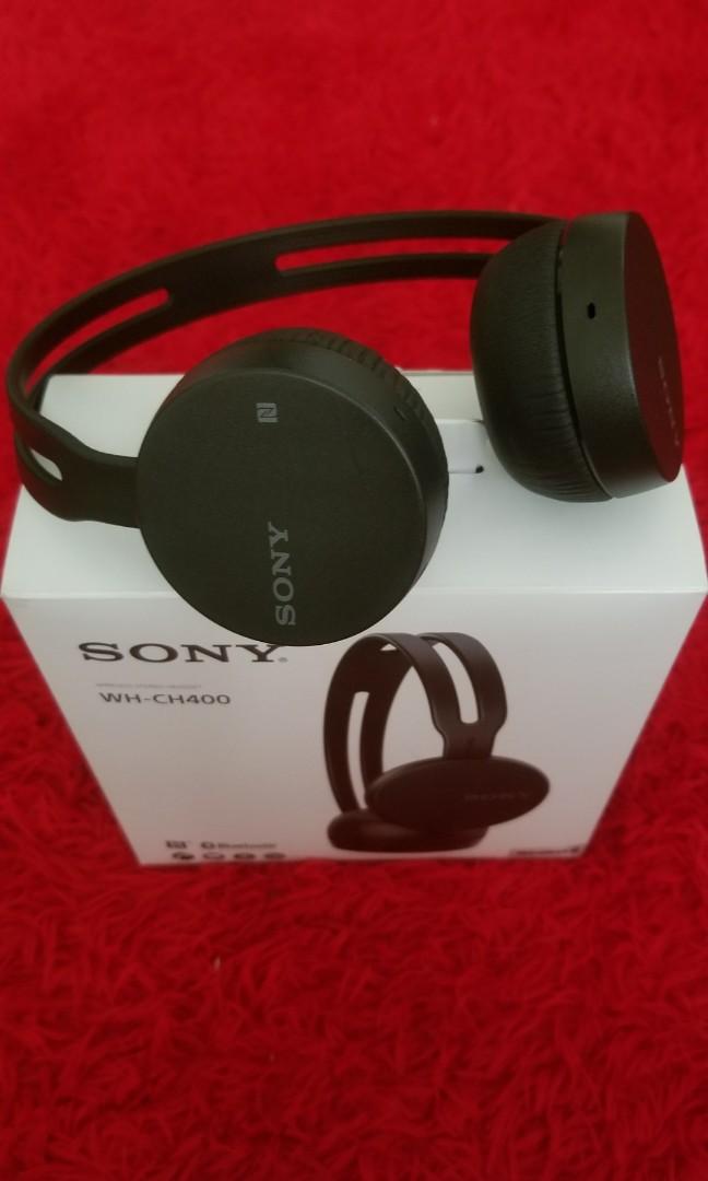 Sony WHCH400 Wireless OnEar Headphones Black, Audio, Headphones & Headsets on Carousell