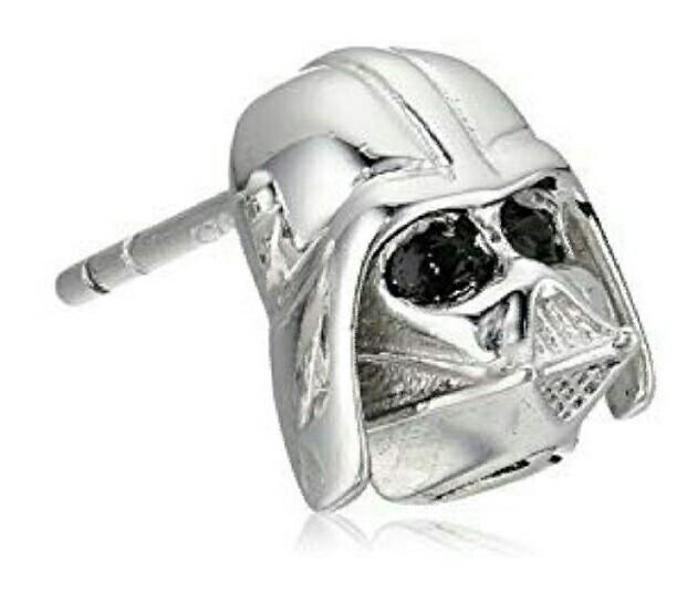 Star Wars Jewelry Women S 925 Sterling Silver Darth Vader Stud 925 Sterling Silver Darth Vader Stud