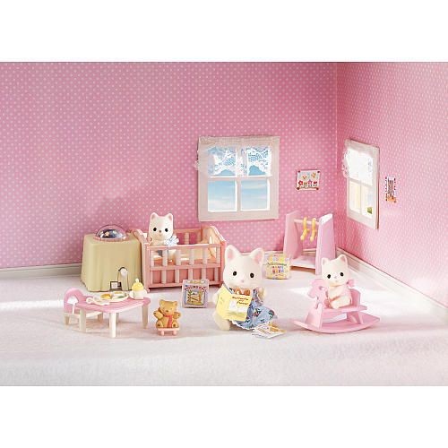 Sylvanian Families Calico Critters Nightlight Nursery Set Authentic