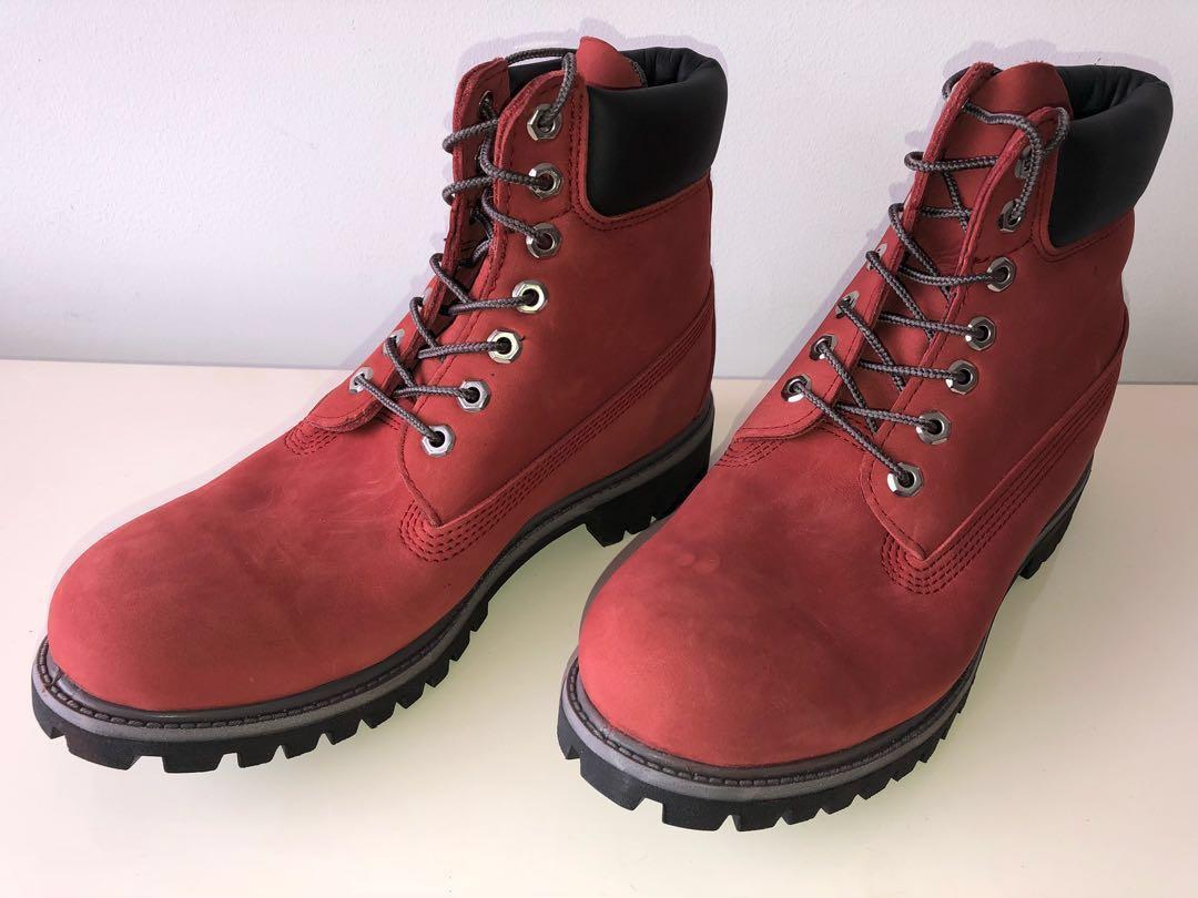 red timberlands size 11