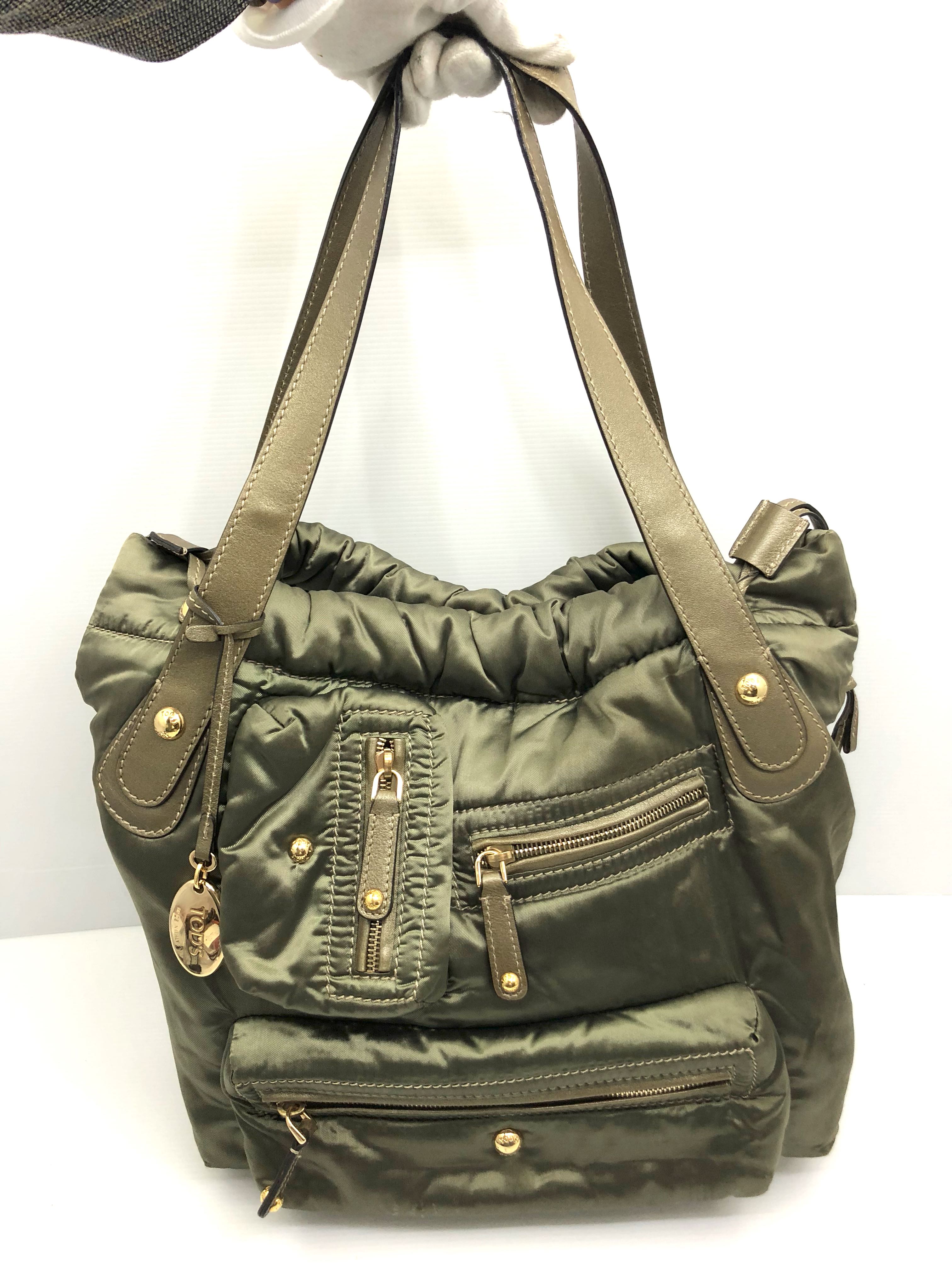 TOD S Nylon Tote Bag 187005179 Women s Fashion Bags Wallets