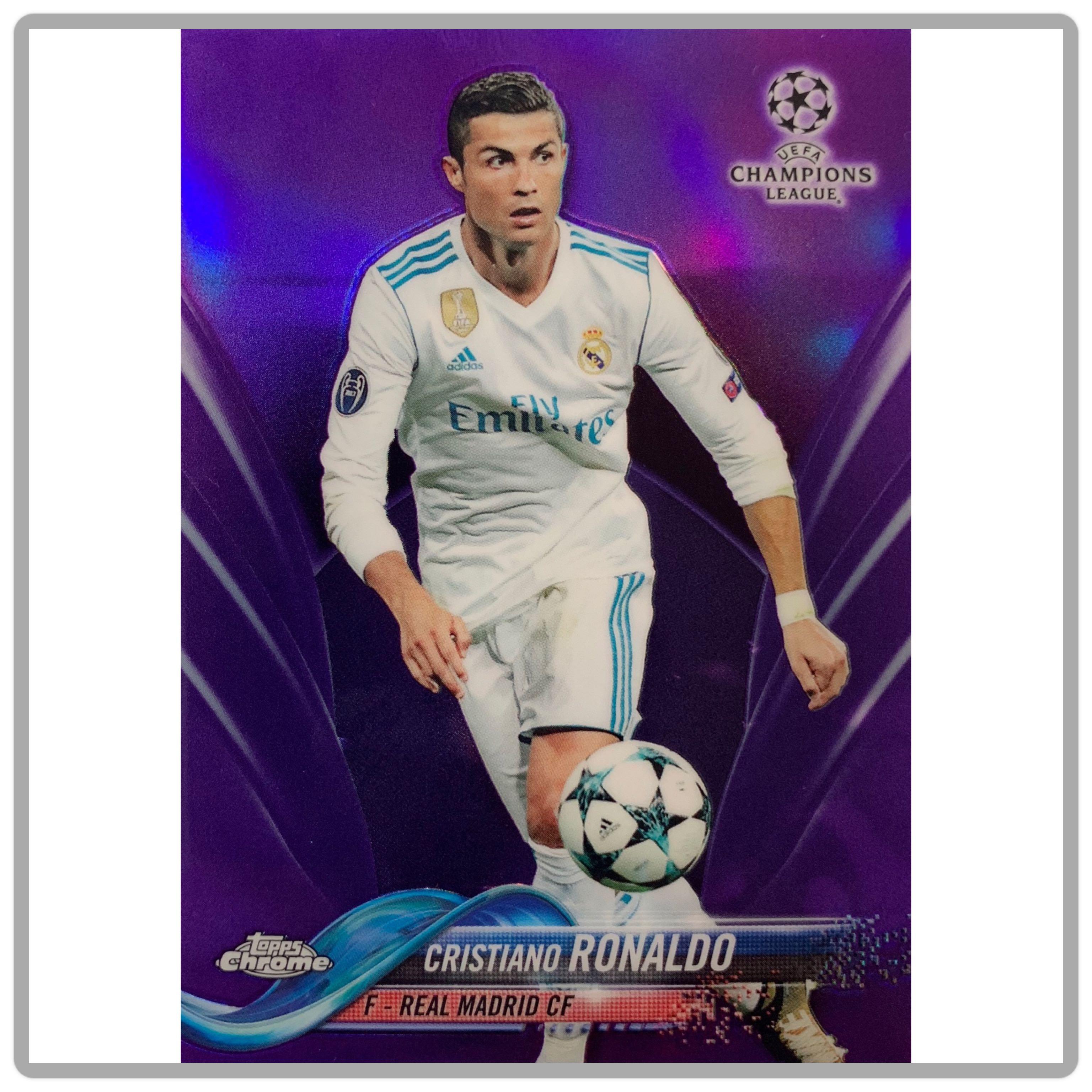 Topps UEFA Champions League CL 2017/2018 Cristiano Ronaldo Foil sticker #5