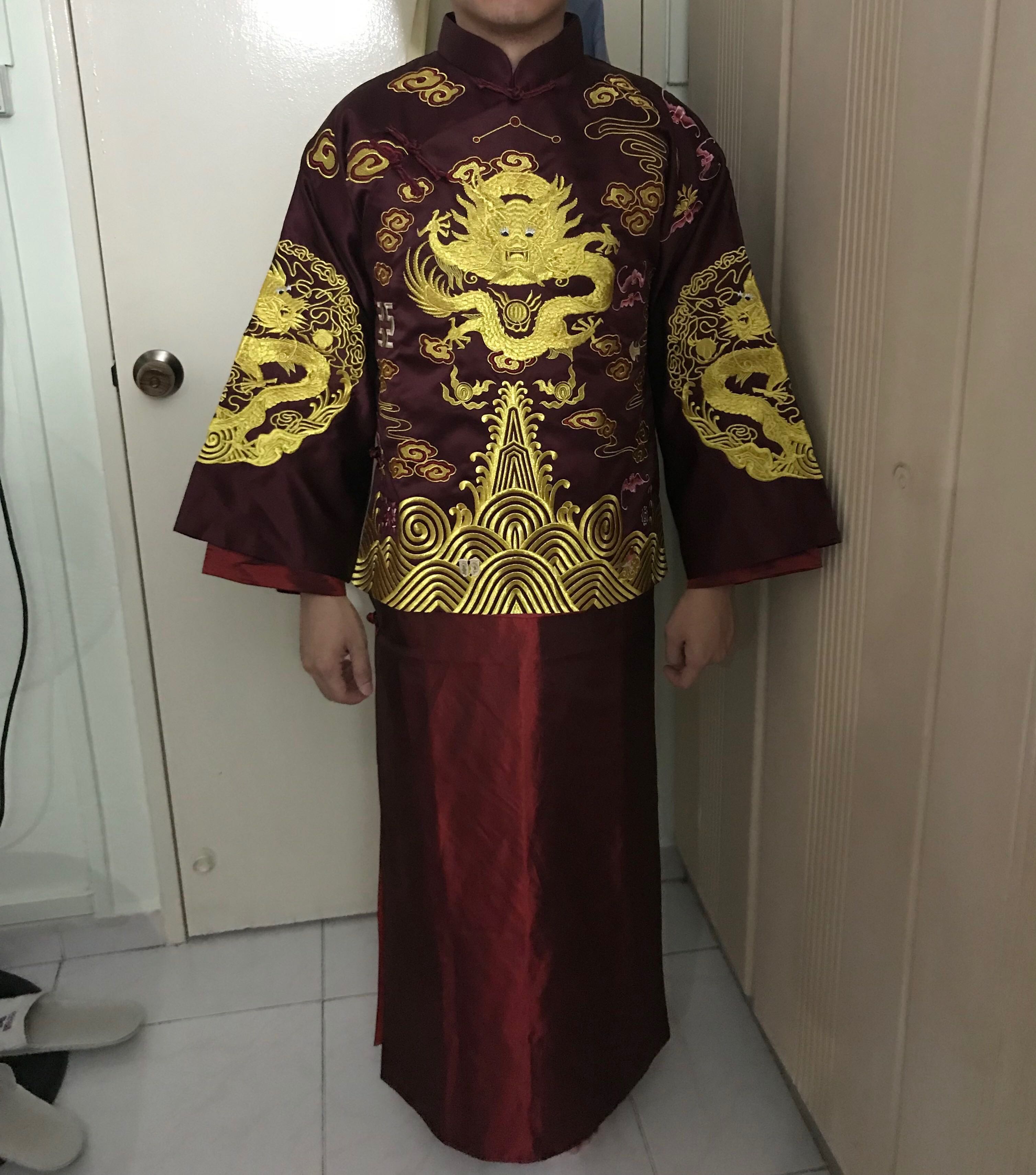 Chinese wedding groom outfit sale