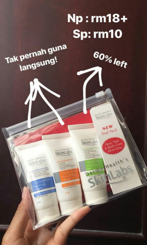 Trial Pack Derma Health Skinlab Health Beauty Skin Bath Body On Carousell