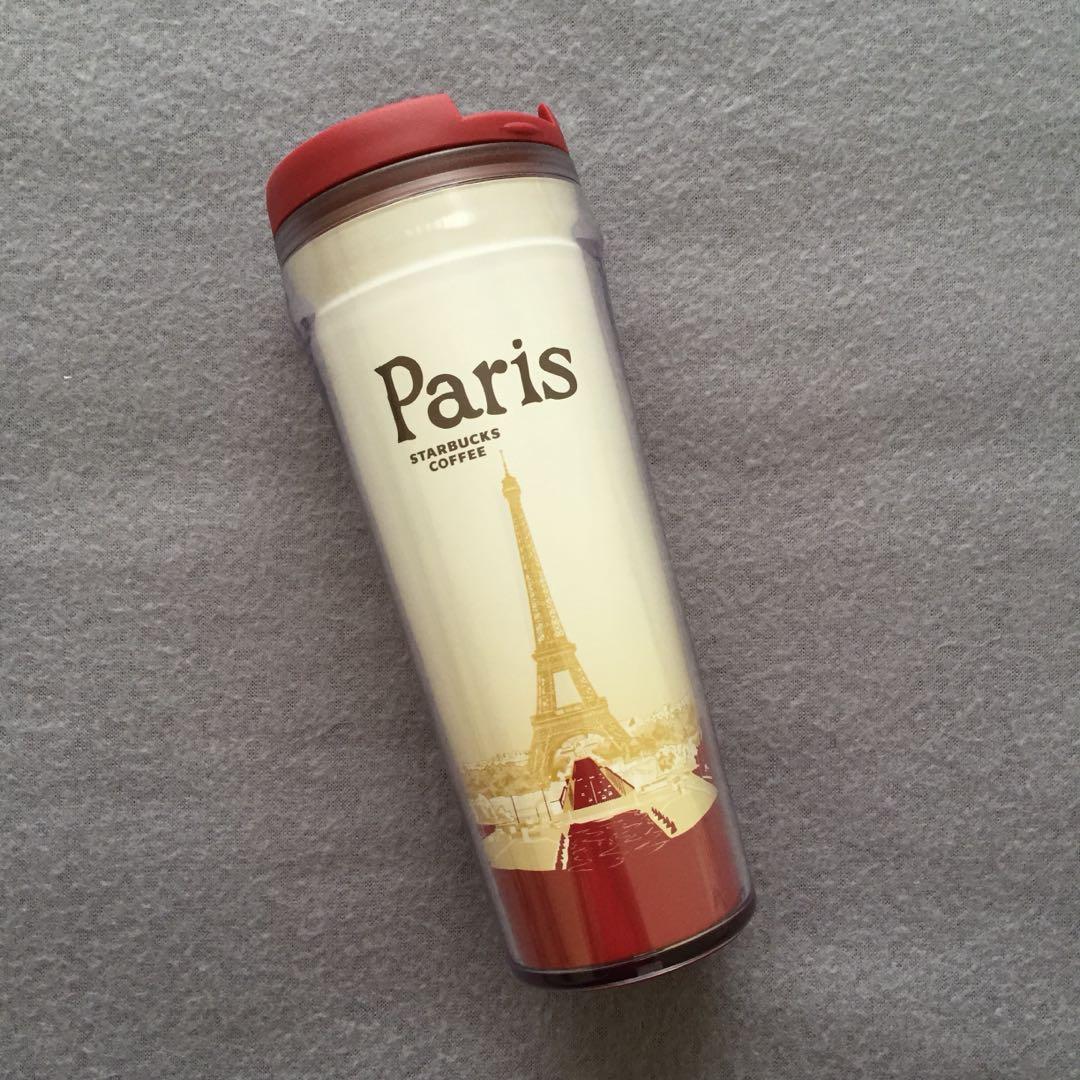 Tumbler/Botol Minum Starbucks Paris (100 BARU), Kitchen & Appliances di Carousell