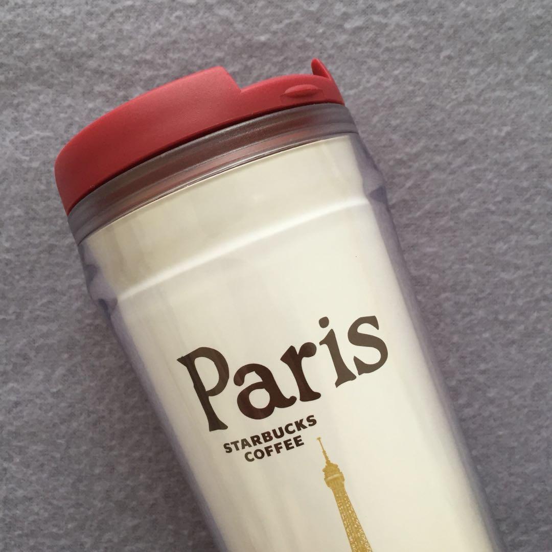 Tumbler/Botol Minum Starbucks Paris (100 BARU), Kitchen & Appliances di Carousell