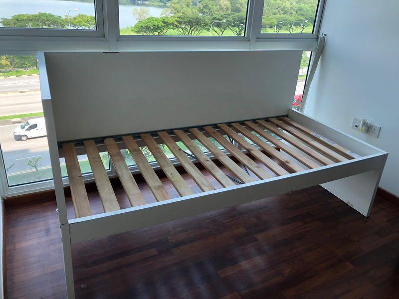 Fascinating used ikea bed frame Used Ikea Single Bed Frame Furniture Beds Mattresses On Carousell