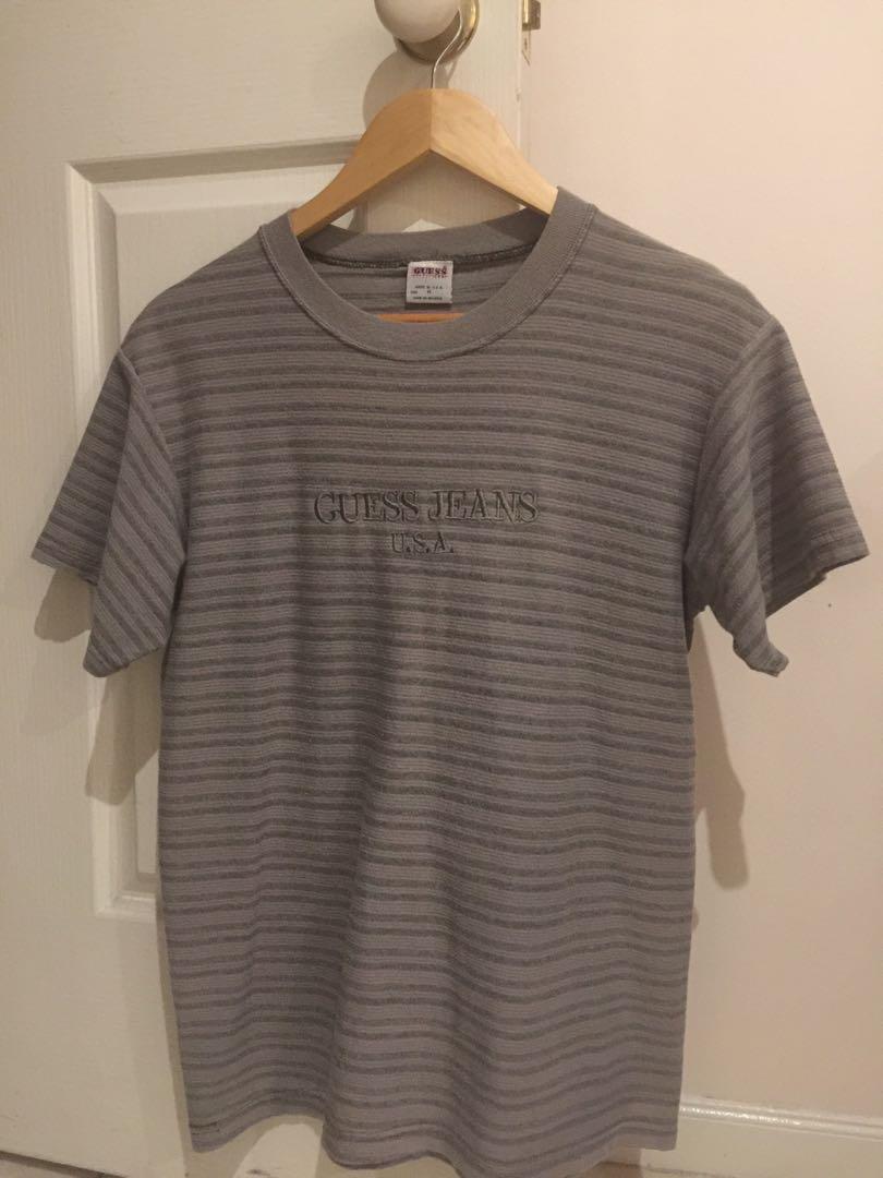 Vintage Guess Tee Men S Fashion Clothes On Carousell