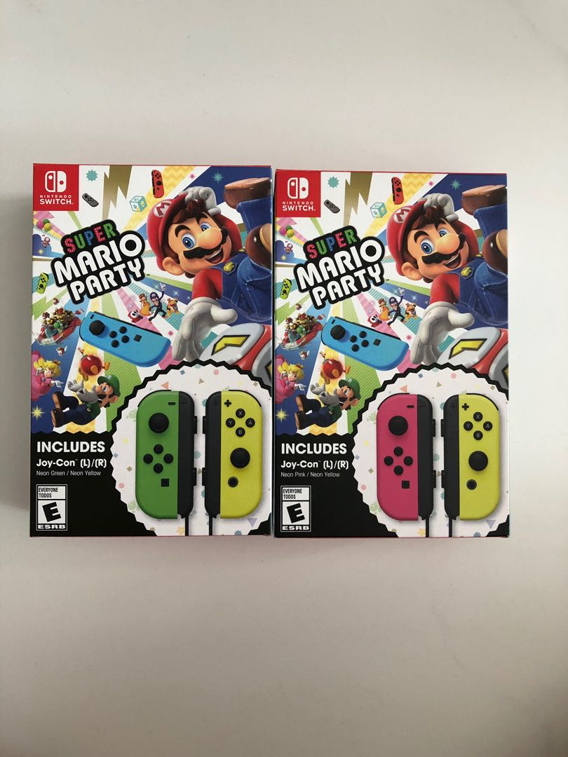 can you only play super mario party with joycons