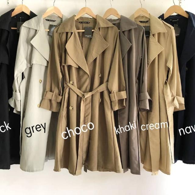 ZARA TRENCH COAT BAJU MUSIM DINGIN COAT WANITA