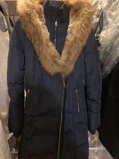 Mackage Trish navy coat size small